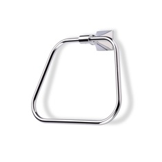 Chrome Brass Towel Ring